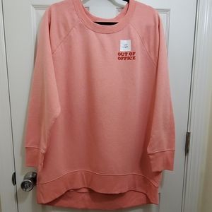 Old Navy Out of Office Tunic Sweatshirt
